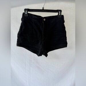 Wild Fable Black Denim Highest Rise Short Shorts 28/6 NWoT